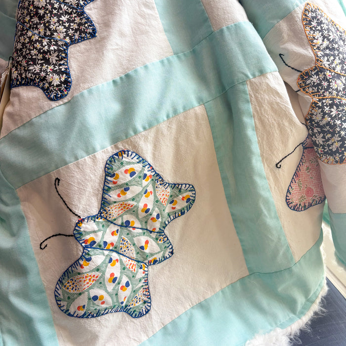 Vintage Butterfly Minky Blanket