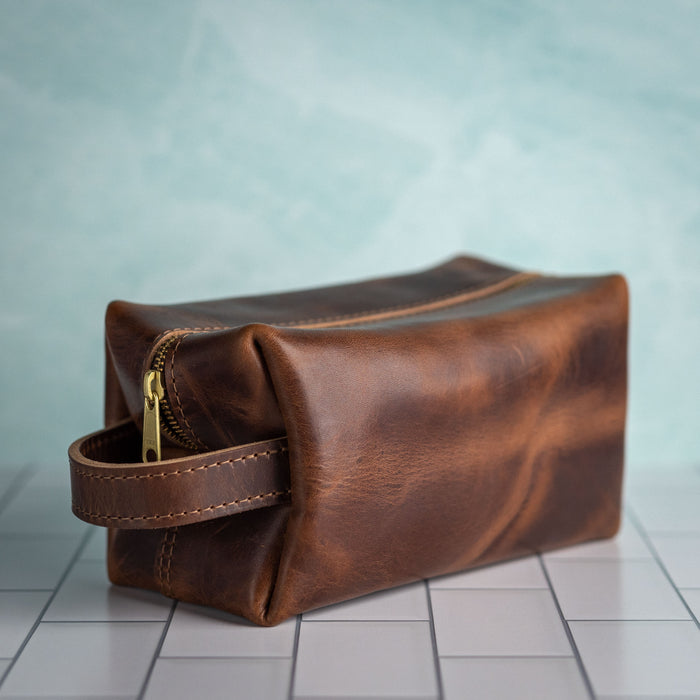 Leather Dopp Kit