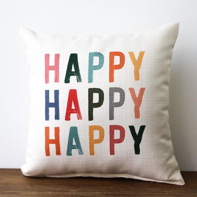 Happy Happy Happy Pillow