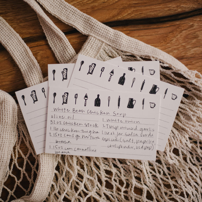 Recipe Cards: Utensils