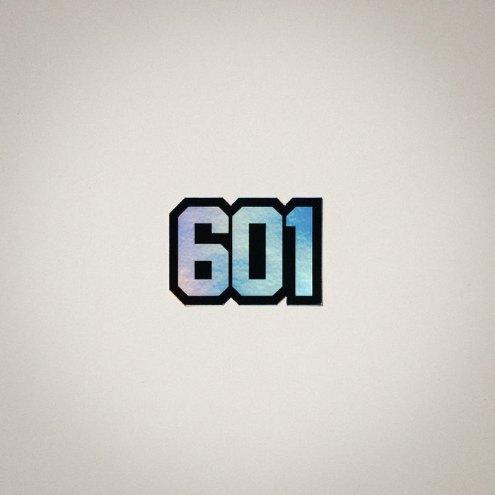 Area Code Holographic Sticker