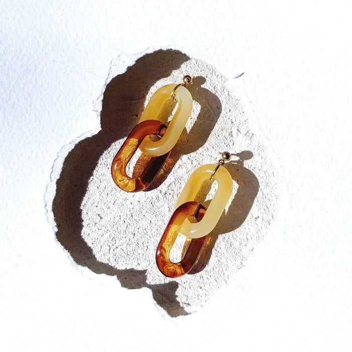 Interconnection Coffee Date Earrings