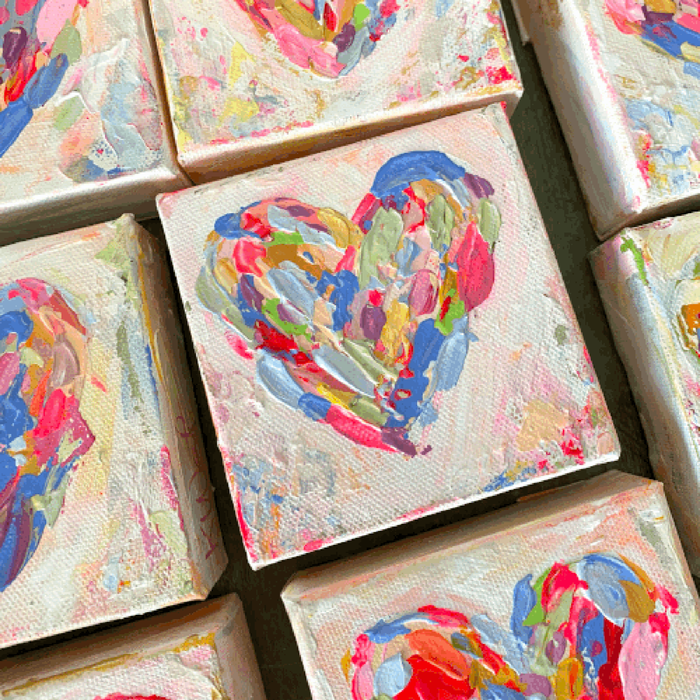 Mini Heart Canvas