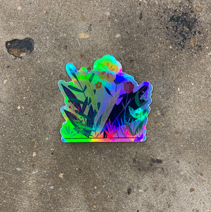 Garden Holographic Sticker