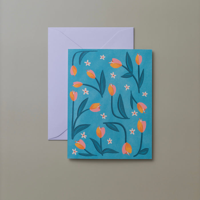 Tulip Single Greeting Card