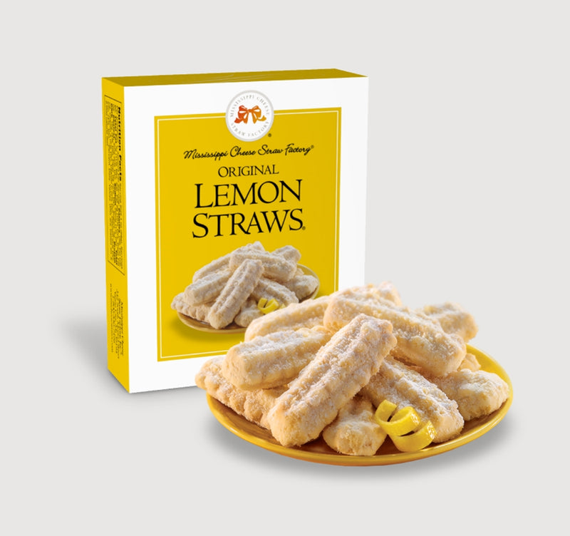 Lemon Shortbread Straws