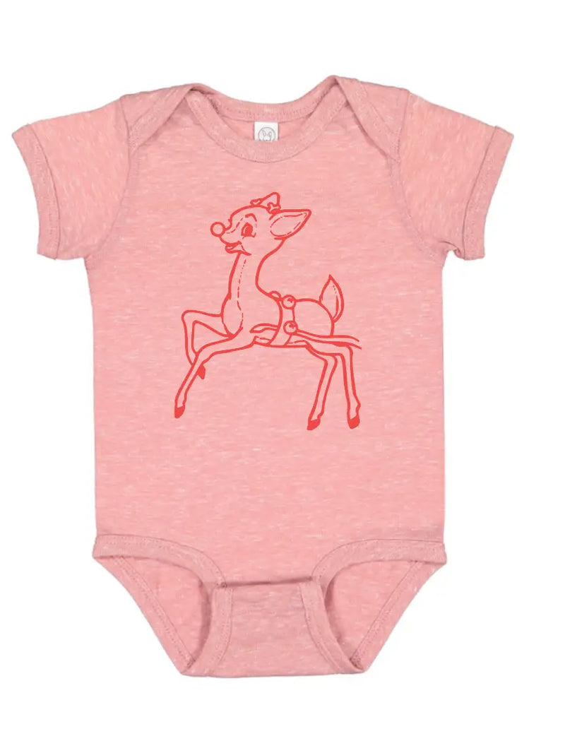 Vintage Rudolph Onesie