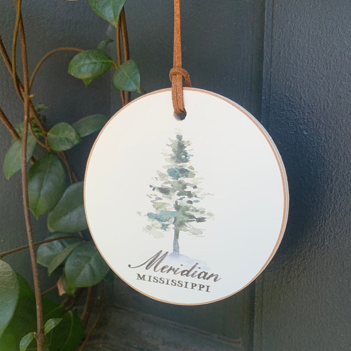 Wooden Meridian Ornament