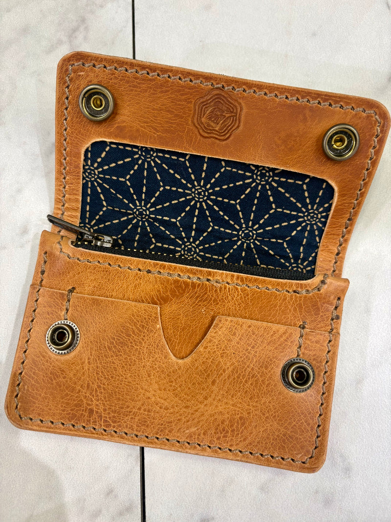 Leather Snap Wallet