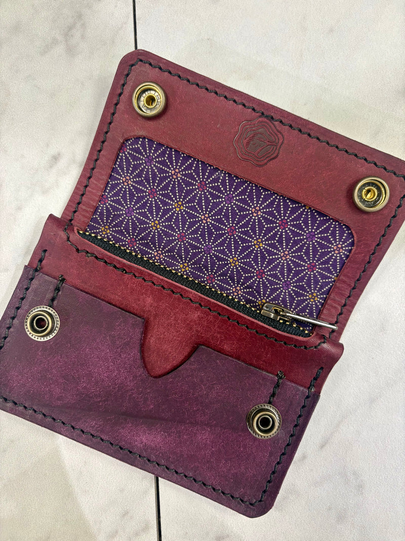 Leather Snap Wallet