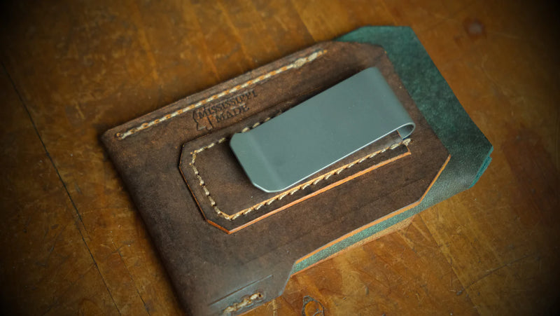 Leather Money Clip