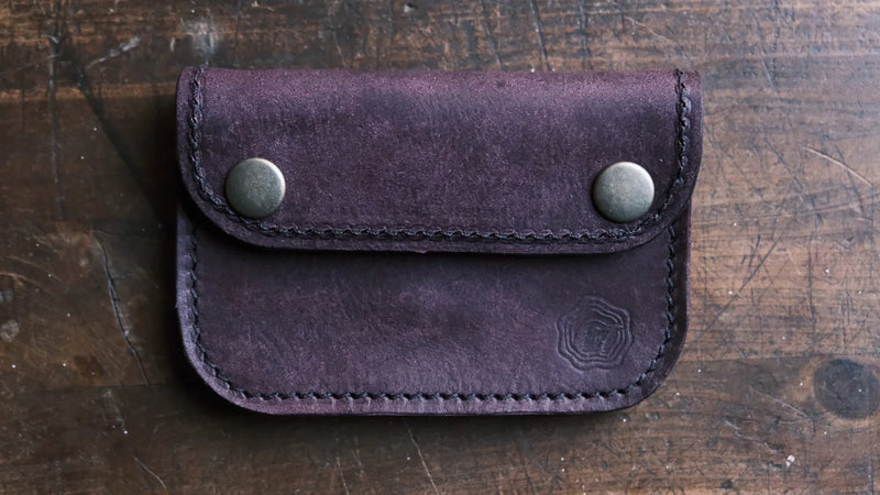 Leather Snap Wallet