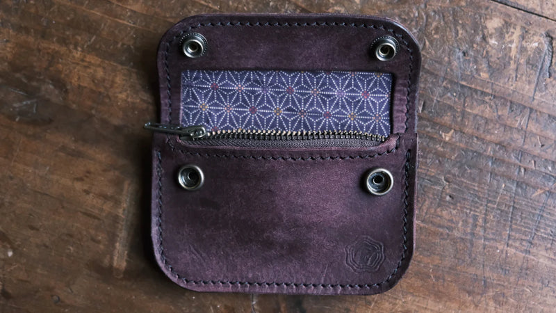 Leather Snap Wallet