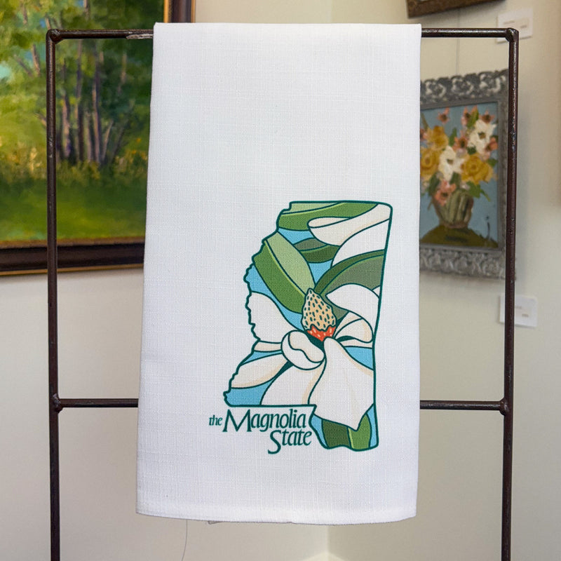 The Magnolia State Tea Towel