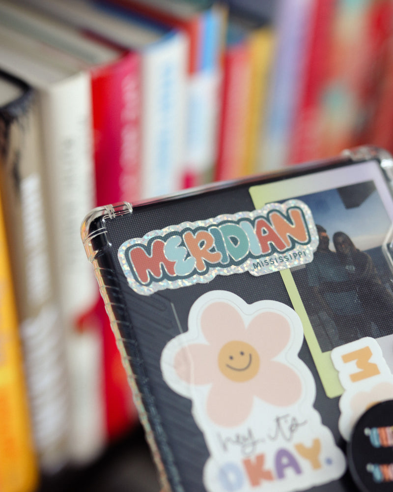 Meridian Glitter Sticker