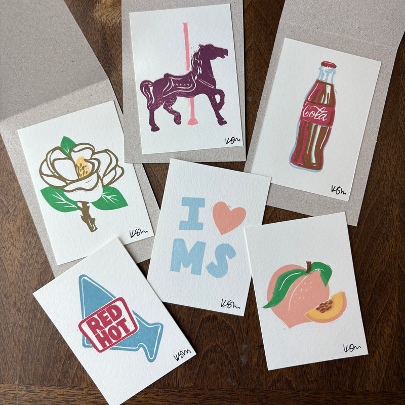 Mississippi Mini Prints Set