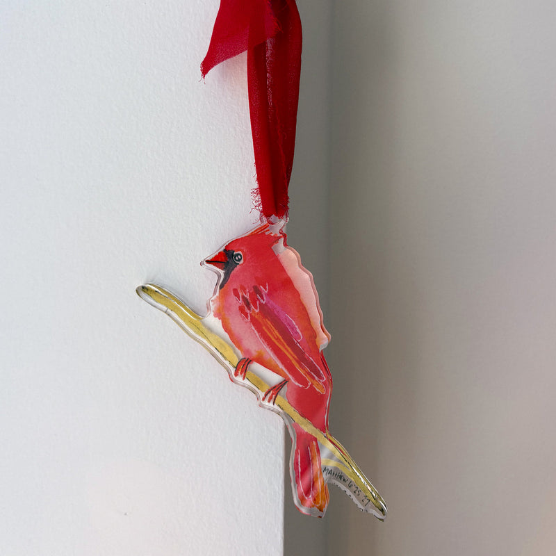 Cardinal Ornament