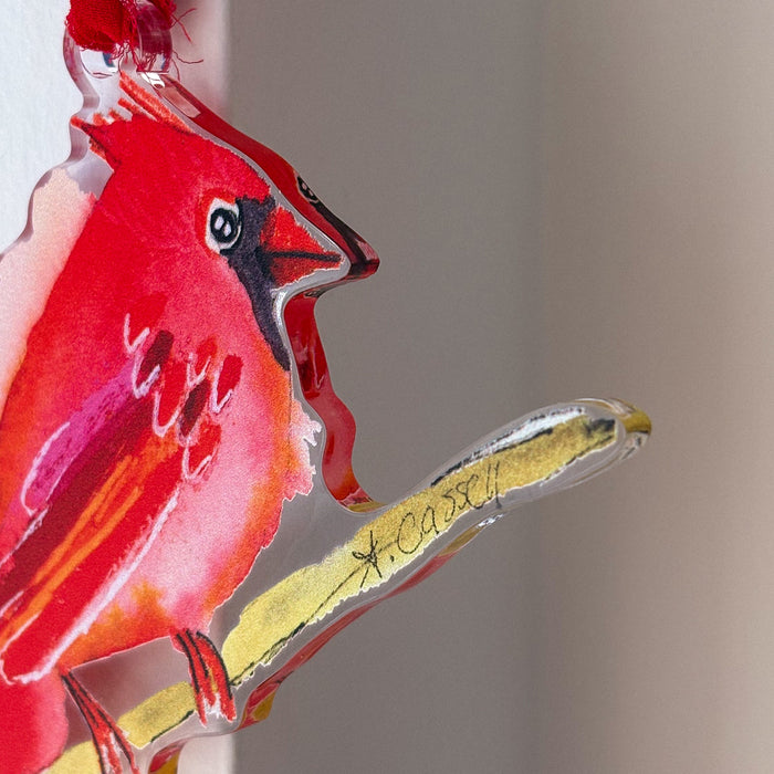 Cardinal Ornament