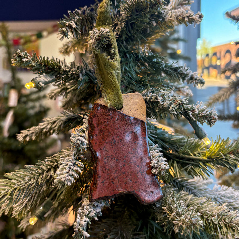 Ceramic Mississippi Ornament