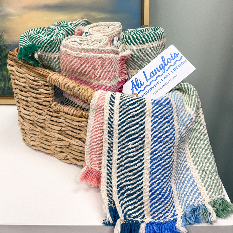 Multi-Stripe Woven Towel
