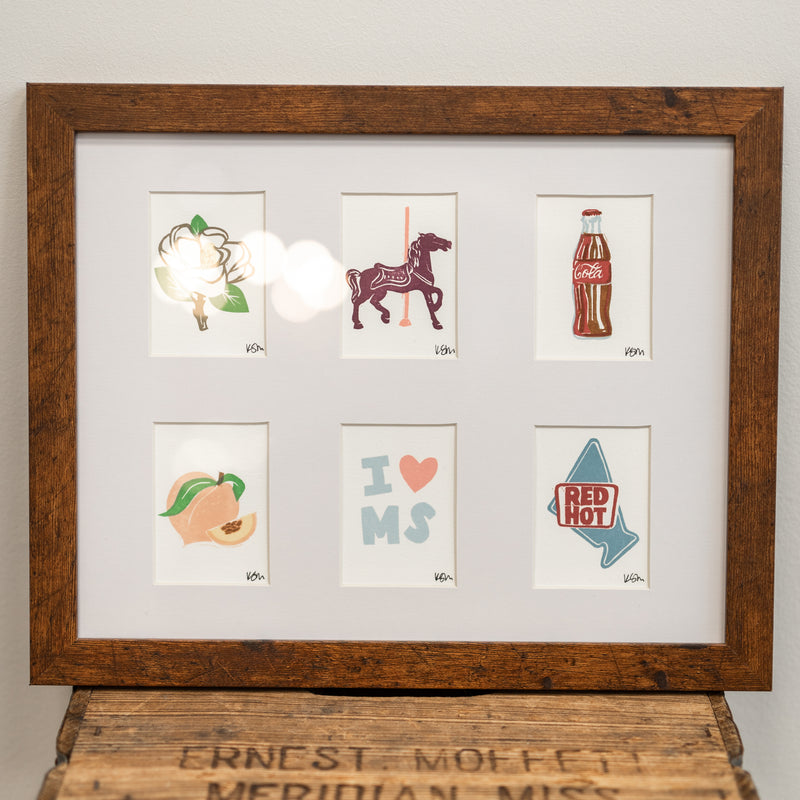 Mini Print Mat (Six Openings)