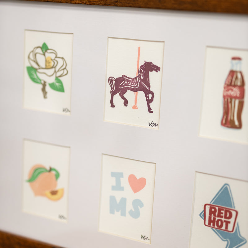 Mini Print Mat (Six Openings)