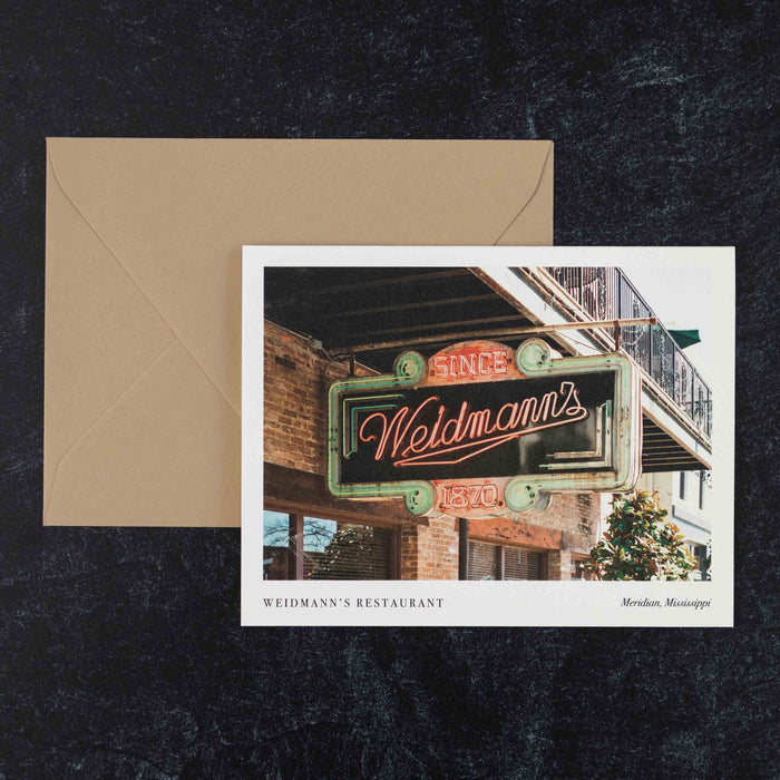 Meridian Landmark Single Greeting Card