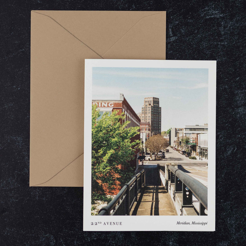 Meridian Landmark Single Greeting Card