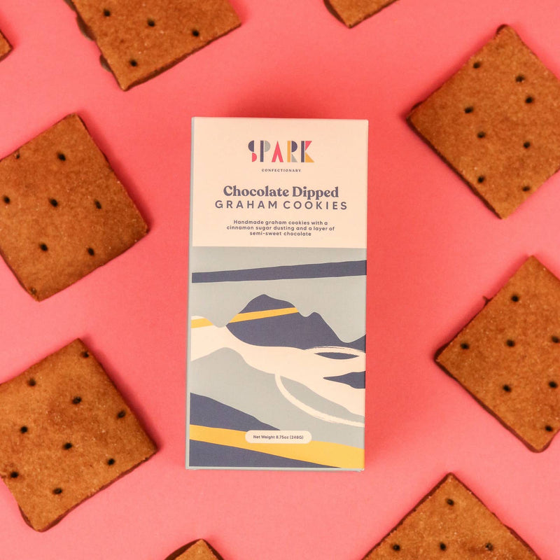 Chocolate Dipped Graham Cookies