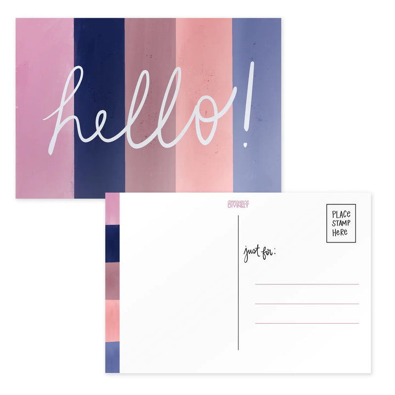 Hello Postcard Set