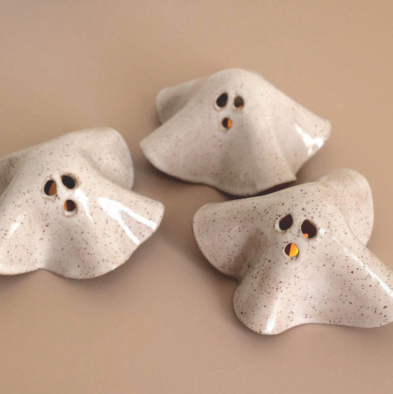Ceramic Ghost Luminary