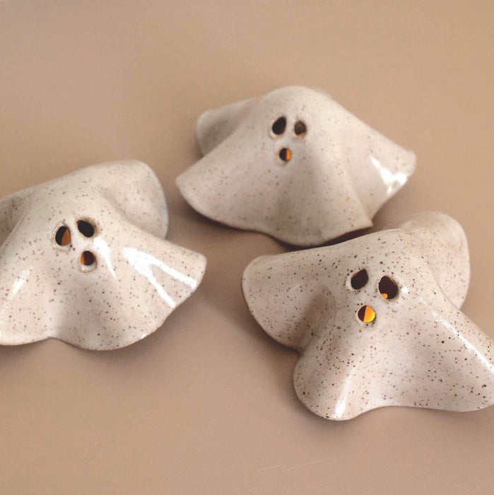 Ceramic Ghost Luminary