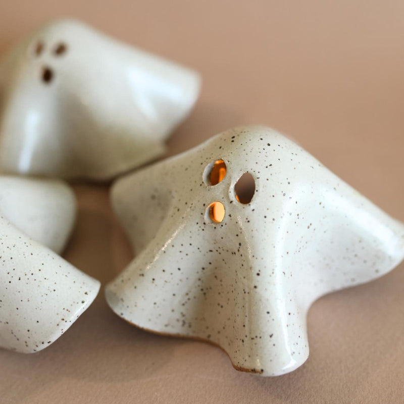 Ceramic Ghost Luminary