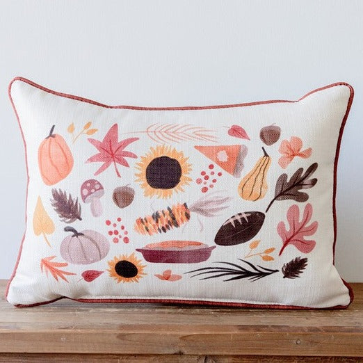 Fall Throw Pillow