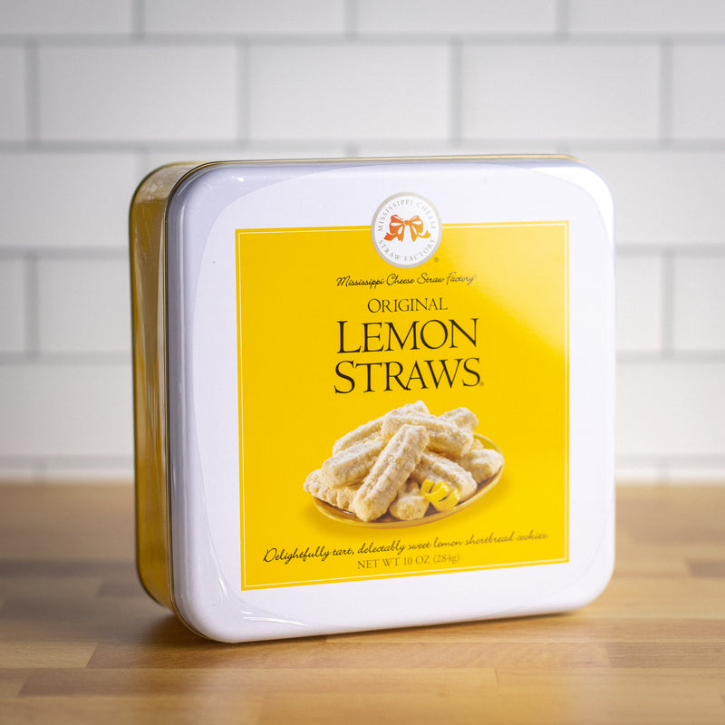 Lemon Shortbread Straws
