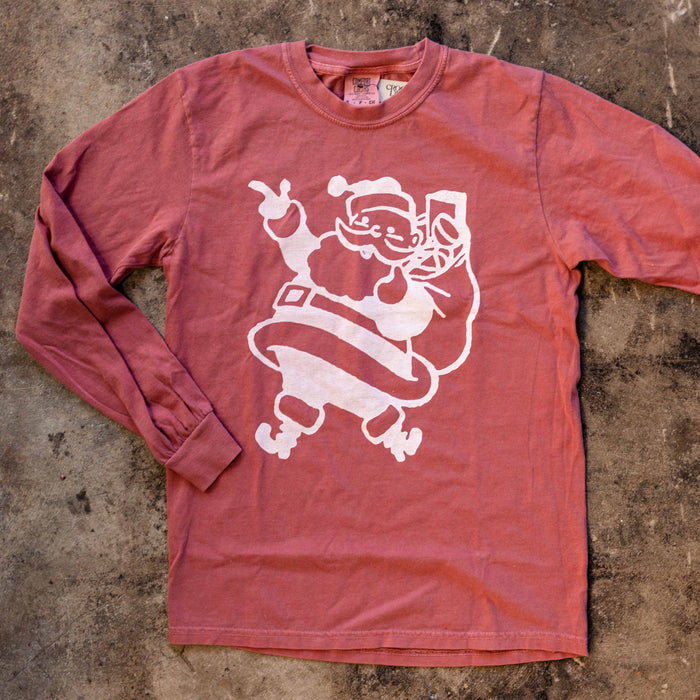 Vintage Santa Long Sleeve Tee