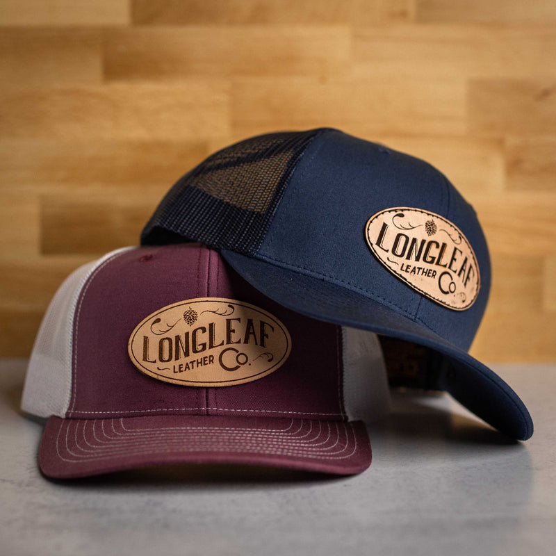 Leather Patch Trucker Cap