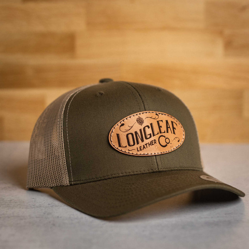 Leather Patch Trucker Cap