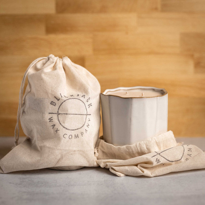 White Ceramic Soy Candle