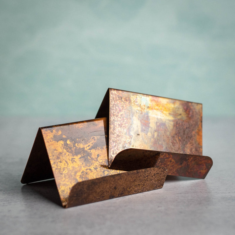 Copper Business Card Holder