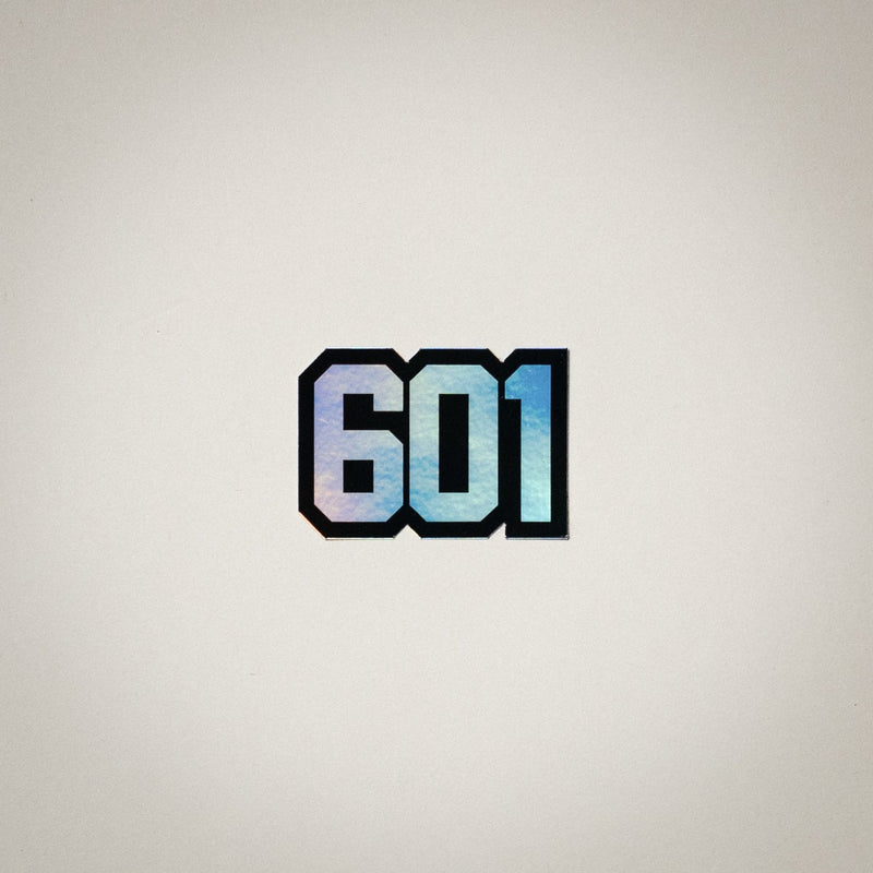 Area Code Holographic Sticker