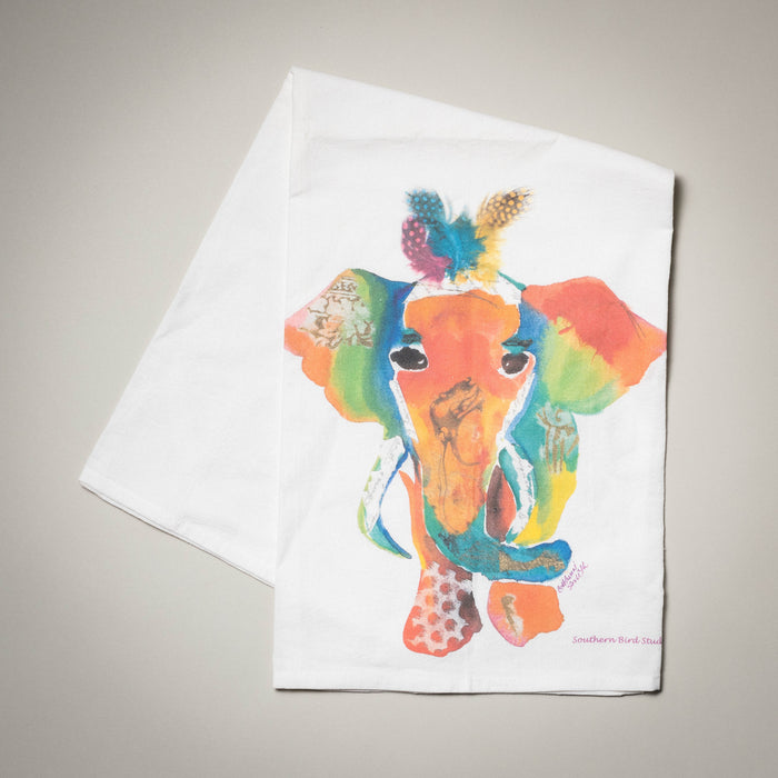 Watercolor Tea Towel