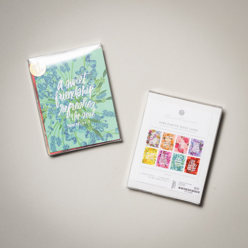 Handpainted Verse Cards