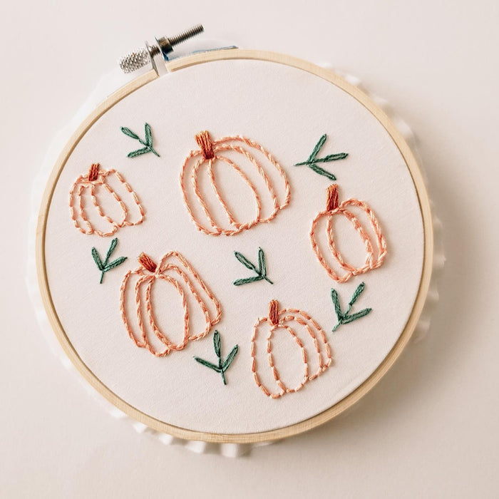 Pumpkin Embroidery Kit
