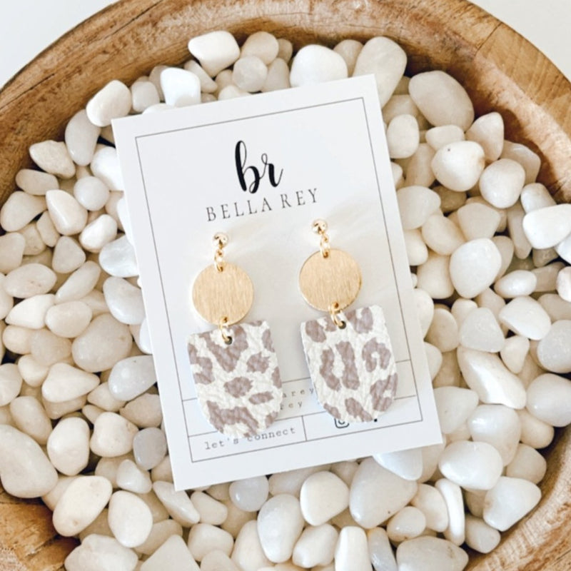 Mini Leopard Earrings