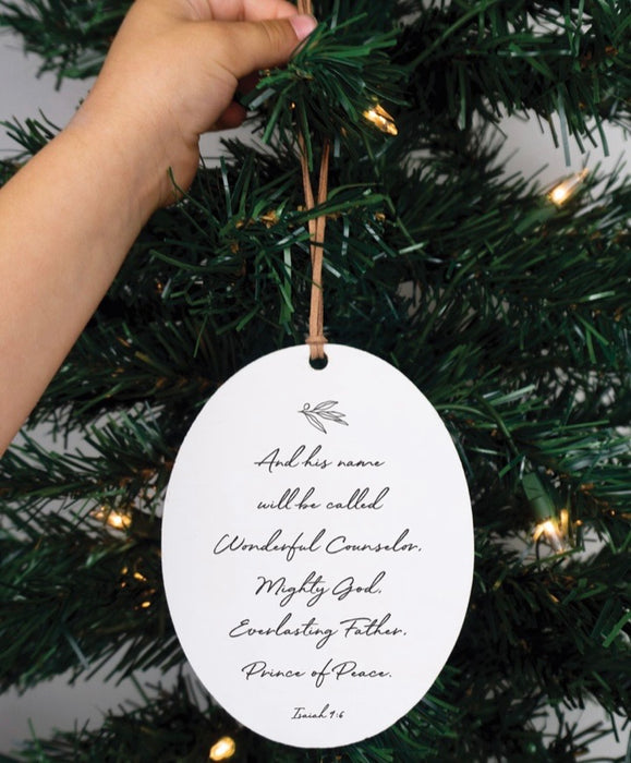 Wooden Christmas Ornament