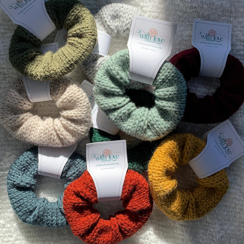 Knitted Scrunchie