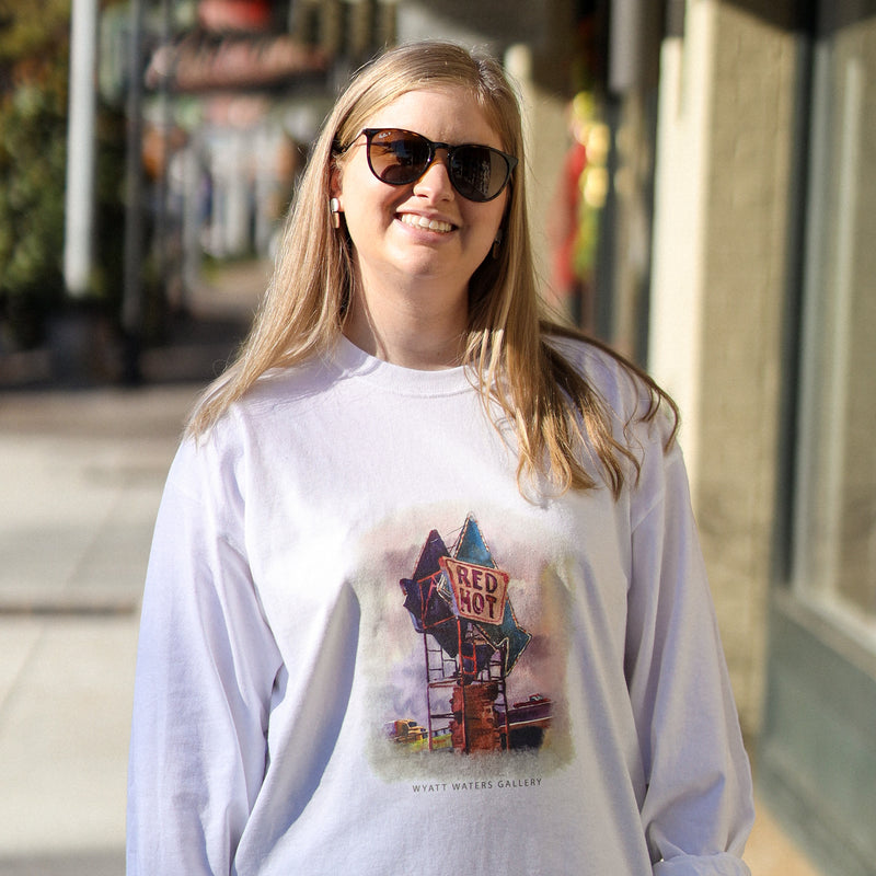 Red Hot Watercolor Tee