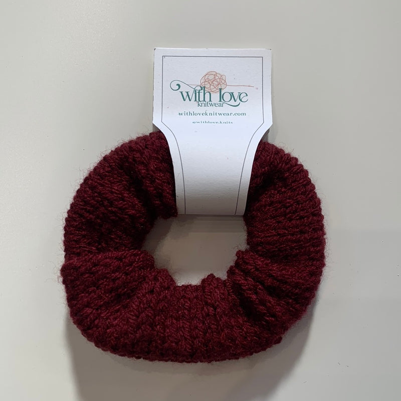 Knitted Scrunchie