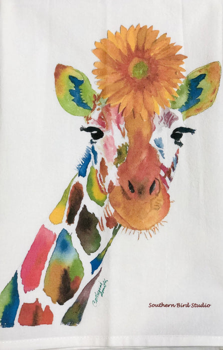 Watercolor Tea Towel